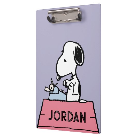 Porte-bloc cacahuètes | Snoopy à la machine à écrire (Gauche)
