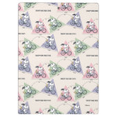 Porte-bloc cacahuètes | Snoopy Bike Ride Stats (Dos)