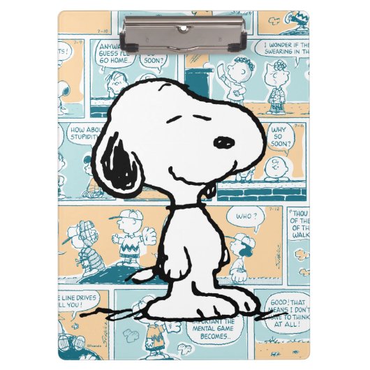 Porte-bloc cacahuètes | Snoopy Comic Motif (Devant)