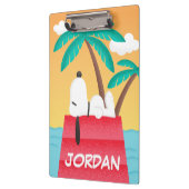 Porte-bloc cacahuètes | Snoopy Tropical Deco | Ajouter Votre  (Gauche)