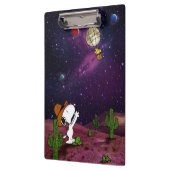 Porte-bloc cacahuètes | Snoopy & Woodstock Cowboy (Gauche)