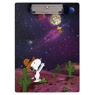 Porte-bloc cacahuètes Snoopy & Woodstock Cowboy