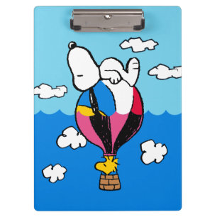 Porte-bloc cacahuètes   Snoopy & Woodstock Hot Air Balloon