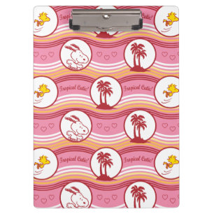 Porte-bloc cacahuètes   Snoopy & Woodstock Tropical Cutie