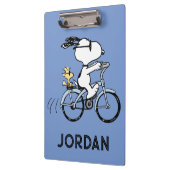 Porte-bloc cacahuètes | Vélo Snoopy & Woodstock (Gauche)