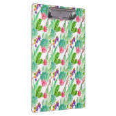 Porte-bloc Cactus lumineux d'aquarelle et motif succulent (Swatch)