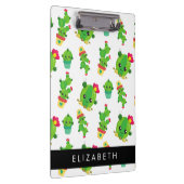 Porte-bloc Cactus mignons, Cactus Motif, Succulent, Votre Nom (Swatch)
