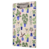 Porte-bloc Cactus Motif rose pâle (Gauche)