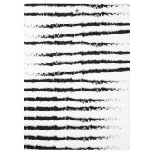 Porte-bloc Cactus noir blanc motif rayé (Dos)