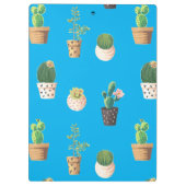 Porte-bloc Cactus Succulents de Dessert Vert dans les pots (Dos)