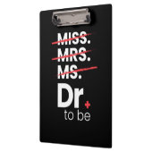 Porte-bloc Cadeau de diplôme | Docteur (Gauche)