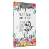 Porte-bloc Cadeau enseignant danse Appréciation Merci citatio (Swatch)