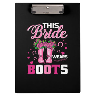 Porte-bloc Cadeau équestre | Cette Mariée Porte Des Bottes