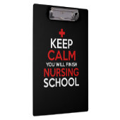 Porte-bloc Cadeau infirmière | Gardez Le Calme Vous Finirez (Swatch)