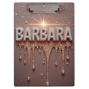 Porte-bloc Cadeau Personnalisé Élégant Barbara pour le Travai