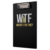 Porte-bloc Cadeau pompier | WTF Où est le pompier (Gauche)
