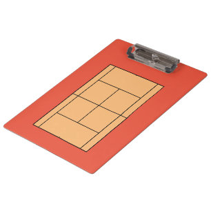 Porte-bloc Cadeau presse-papiers de terrain de tennis de coul
