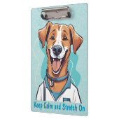 Porte-bloc Cadeaux de chien mignons pour les physiothérapeute (Gauche)