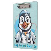 Porte-bloc Cadeaux de pingouins mignons pour les physiothérap (Gauche)