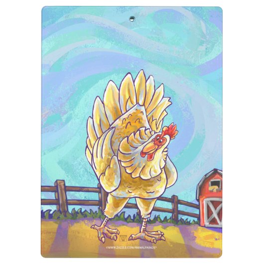 Porte-bloc Cadeaux et accessoires de poulet (Dos)