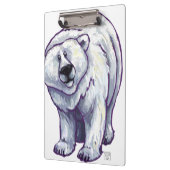 Porte-bloc Cadeaux et accessoires d'ours polaire (Gauche)
