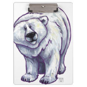 Porte-bloc Cadeaux et accessoires d'ours polaire (Devant)
