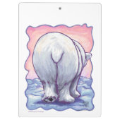 Porte-bloc Cadeaux et accessoires d'ours polaire (Dos)