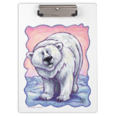 Porte-bloc Cadeaux et accessoires d'ours polaire (Devant)
