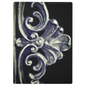 Porte-bloc Cadre français en argent (Dos)