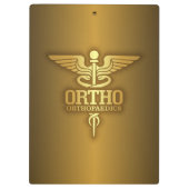 Porte-bloc Caducée d'or (ORTHO) (Dos)