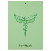 Porte-bloc Caduceus avec Porte - bloc Feuille (Dos)