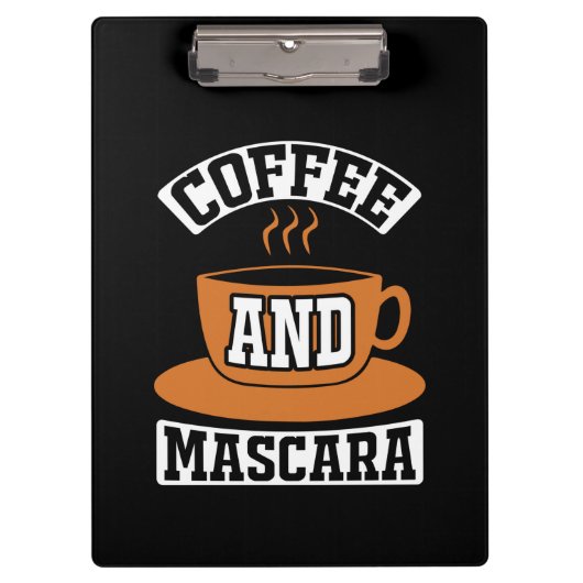 Porte-bloc Café Art Café Et Mascara (Devant)