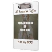 Porte-bloc Café et mon Oreiller de chien (Gauche)