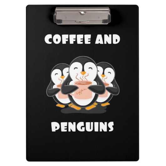 Porte-bloc Café Et Pingouins (Devant)