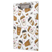 Porte-bloc Cafés, Fèves de café, Amateur de café, Coeurs (Gauche)