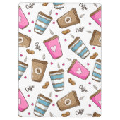 Porte-bloc Cafés, Haricots, Coeurs, Amateur De Café (Dos)