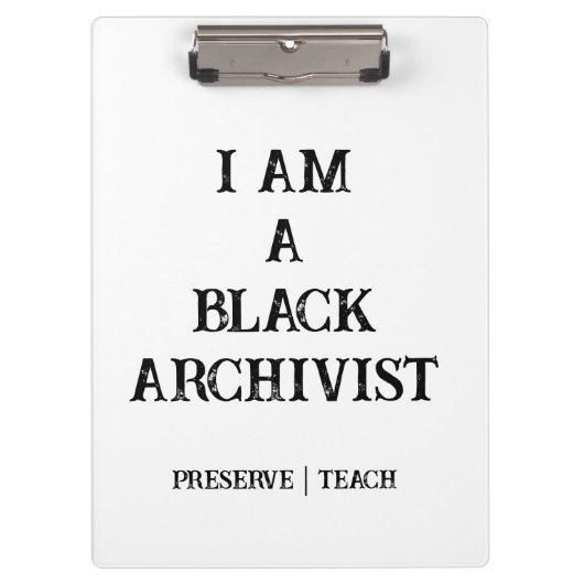 Porte-bloc Cahier à spirale Notes de terrain de l'archiviste (Devant)