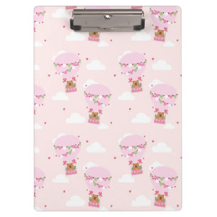 Porte-bloc Cahier ballon en peluche capybara rose