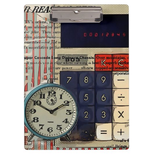 Porte-bloc Calculatrice comptable Math Financial Advisor (Devant)