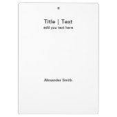 Porte-bloc Calendrier 2023 avec jours fériés Moderne Bleu (Dos)