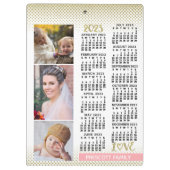 Porte-bloc Calendrier 2023 (Voir la description pour la versi (Dos)