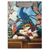 Porte-bloc Calico Cat Dragon Rouge (Devant)