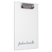 Porte-bloc Calligraphie Simple Élégant Nom Professionnel (Swatch)