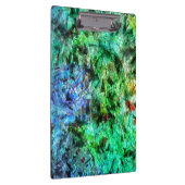 Porte-bloc Calm blue abstract clipboard,Dazzling smooth blue  (Swatch)