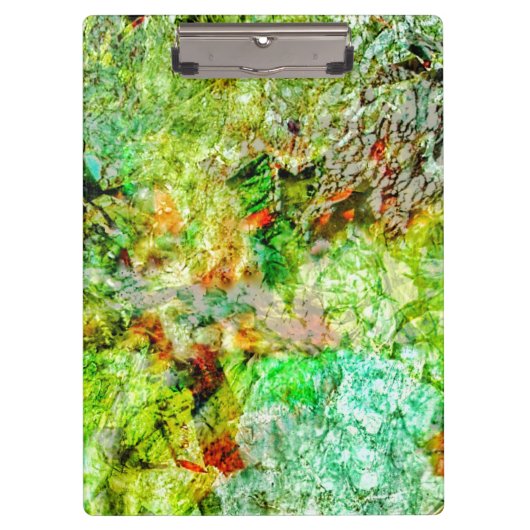 Porte-bloc Calm yellow abstract clipboard,sunshiny abstract (Devant)