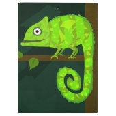 Porte-bloc Caméléon vert mignon (Dos)