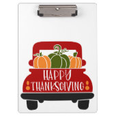 Porte-bloc Camion Thanksgiving (Devant)