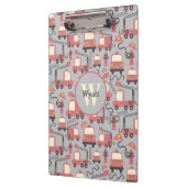 Porte-bloc Camions rouges Pompiers Enfants Personnalisés (Gauche)