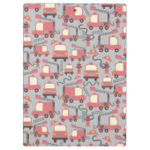 Porte-bloc Camions rouges Pompiers Enfants Personnalisés (Dos)