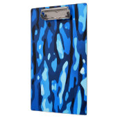 Porte-bloc Camo bleu Abstrait Motif (Gauche)